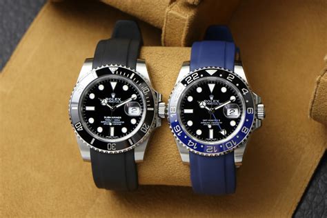 best straps for rolex submariner|rolex submariner rubber bracelet.